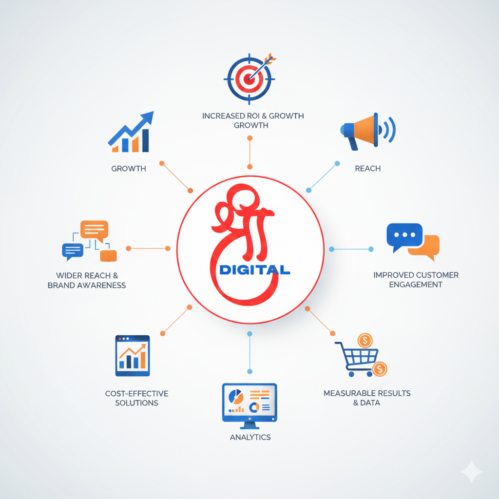 Digital marketing benefits